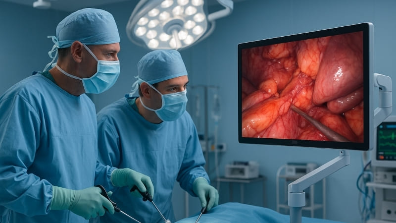 surgical display in minimally invasive surgery