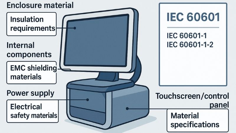 Image depicting IEC 60601 standard document or symbol