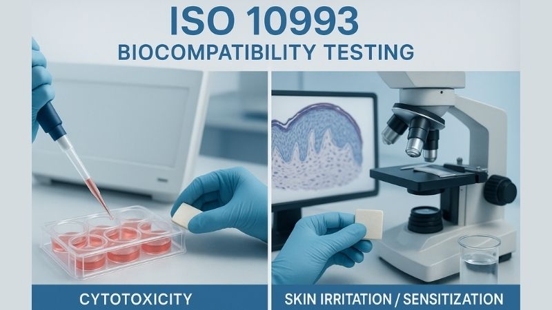 Image showing biocompatibility testing or ISO 10993 standard logo