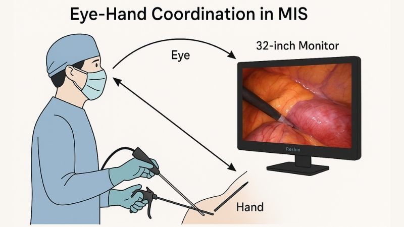 Diagram illustrating improved coordination with optimal screen size