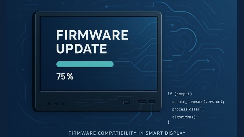 Firmware update screen or conceptual software graphic
