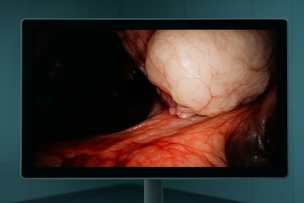 Medical image showing high contrast detail