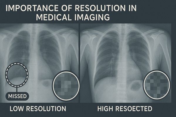 High-resolution medical image detail comparison