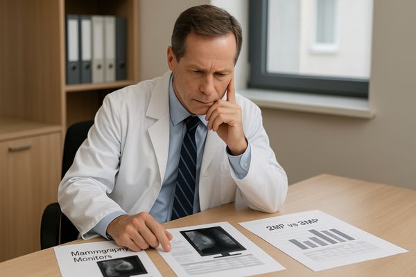 Radiology department manager considering monitor investment