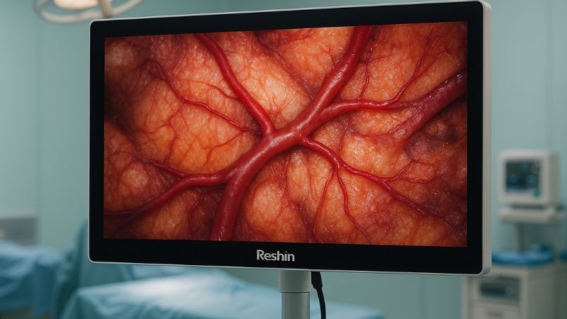 Reshin MS321PB 4K surgical monitor in OR