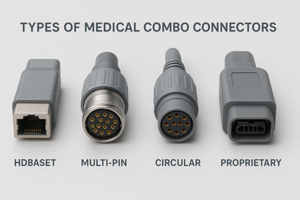 Assortment of medical-grade combo connectors