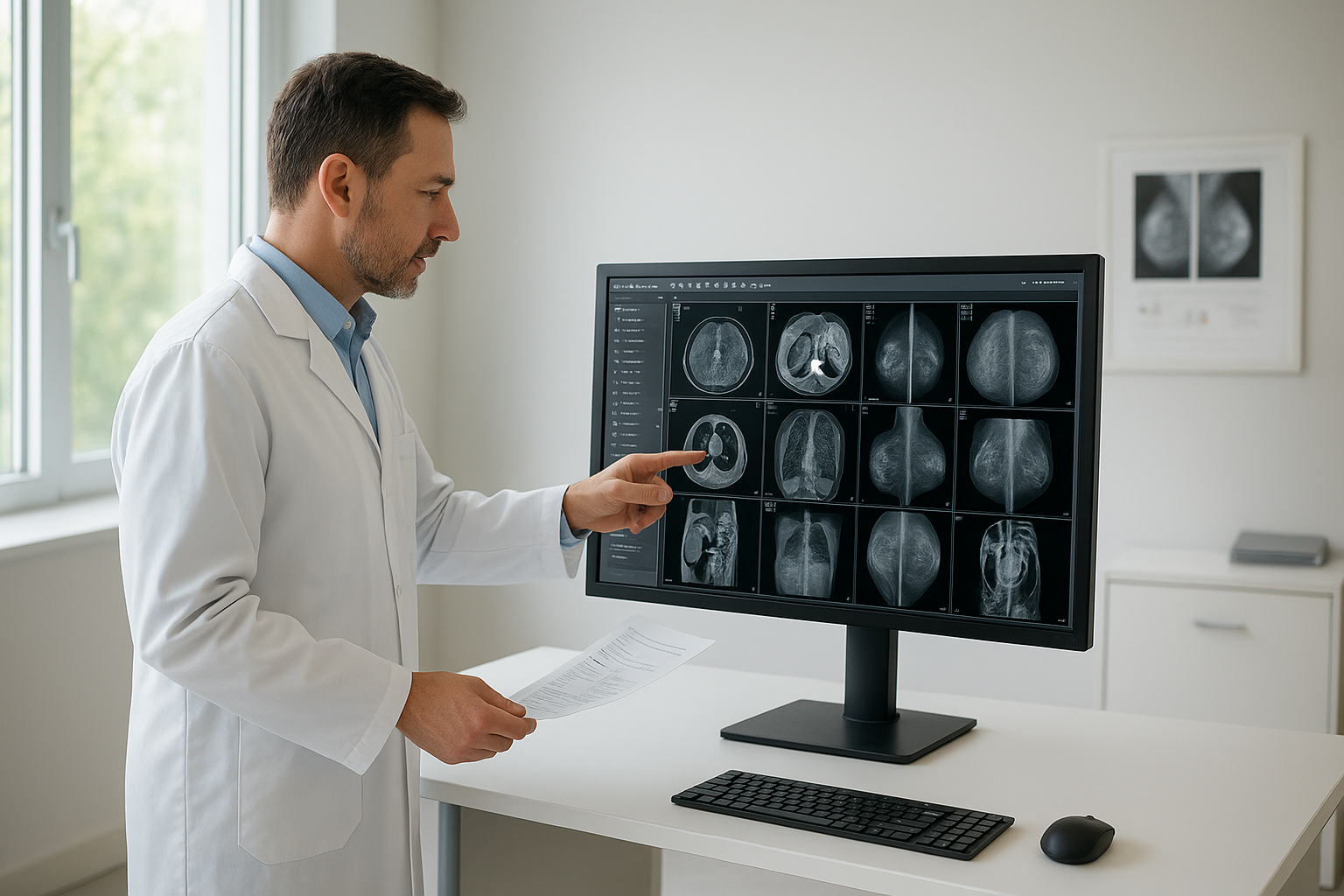 PACS Workstation with 12MP Radiology Monitor