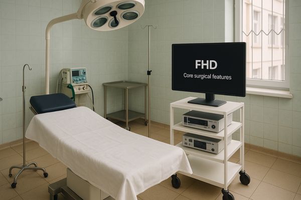 Rural surgical center with basic but essential medical equipment