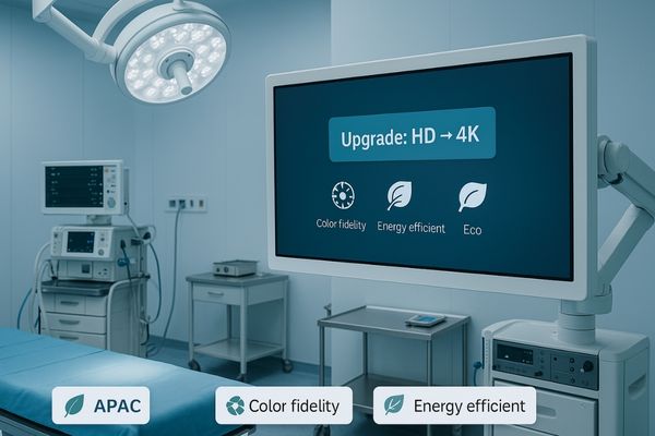 Modern European operating room focused on technology replacement cycles