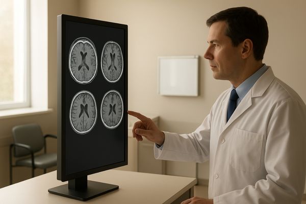 MRI Review with 3MP PACS Workstation Monitor