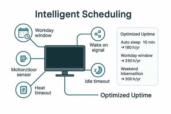 intelligent scheduling for OR displays