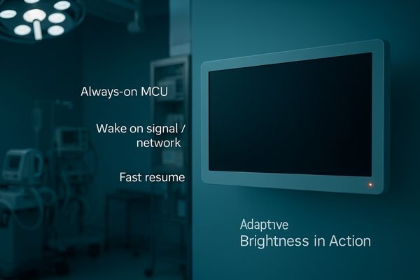surgical display standby mode
