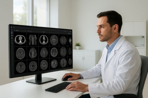 PACS Diagnostic Workstation with 5MP Ultra-Wide Medical Display