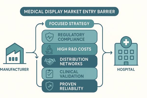 Medical display market entry barriers