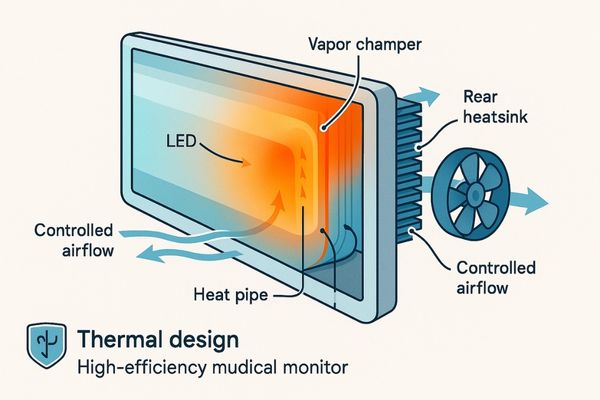 thermal design in surgical monitors