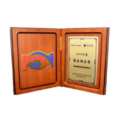 2019 Best Supplier Award plaque — Jialida Specialty Display Technology honored by Medvalley Technology