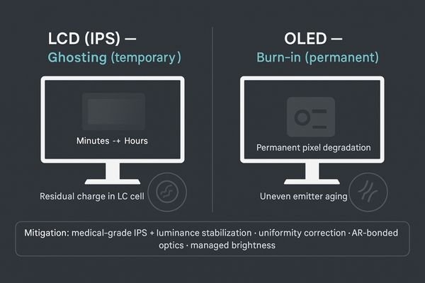 A diagram comparing the temporary