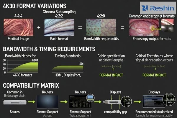 4K30 signal specification breakdown showing bandwidth and timing requirements