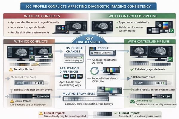 Common ICC conflict scenarios in diagnostic imaging