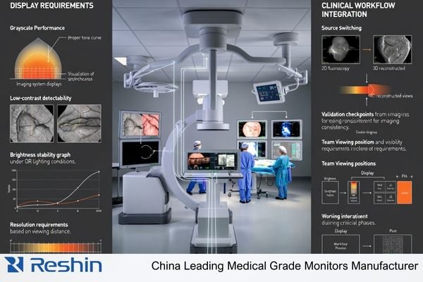 Hybrid OR intraoperative 3D imaging display workflow