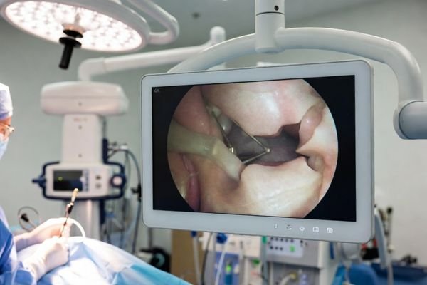 MS323PA 4K UHD Mini-LED Surgical Monitor used for arthroscopic orthopedic minimally invasive surgery visualization