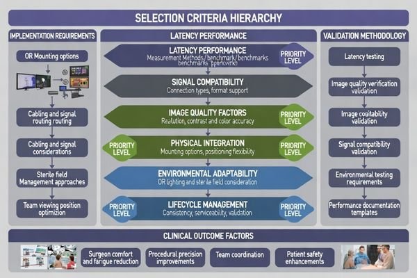 Critical clinical scenarios requiring low-latency surgical monitors across microsurgical specialties