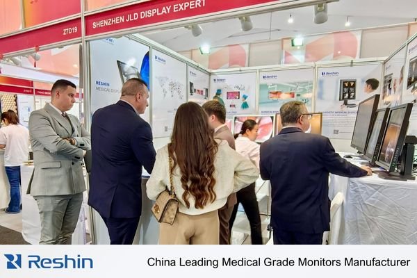 WHX Dubai 2026 exhibition floor showing medical technology displays and healthcare solution demonstrations
