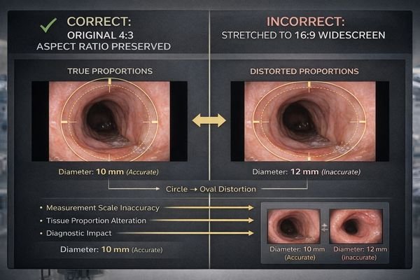 Comparison of proper vs improper aspect ratio handling
