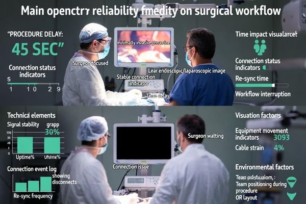 Connector reliability and OR visualization uptime