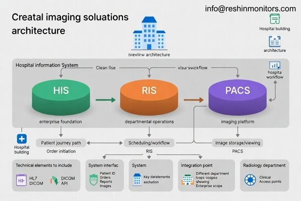 RIS HIS PACS medical imaging solutions workflow integration hospital systems