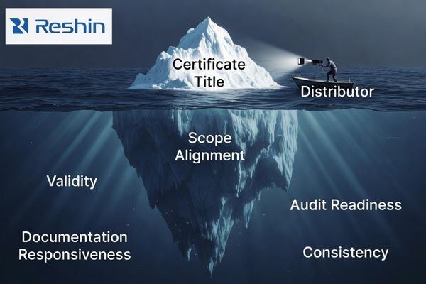 What distributors should verify beyond a certificate title