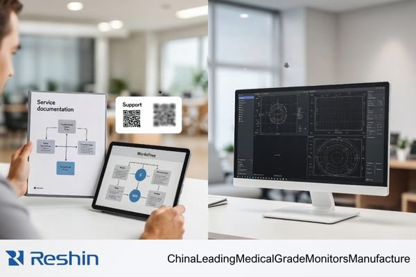 Medical display after-sales support before the first order
