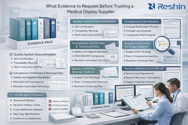 Evidence pack checklist for supplier qualification: traceability, change control, documentation, supply continuity, and service