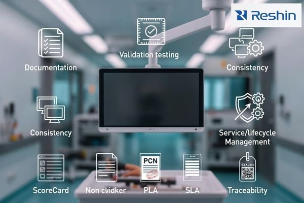 Medical display supplier selection focusing on evidence, real-world validation, and lifecycle governance