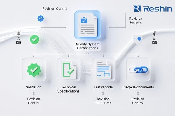 Minimum evidence pack for supplier qualification covering quality, traceability, change control, and lifecycle policies
