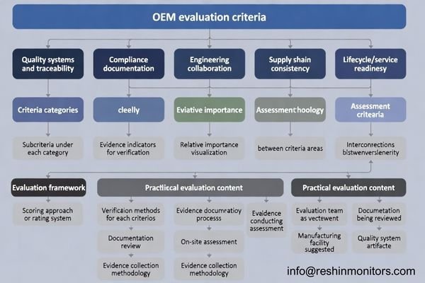 OEM evaluation criteria for medical display manufacturers: quality, documentation, engineering, supply continuity, and lifecycle support