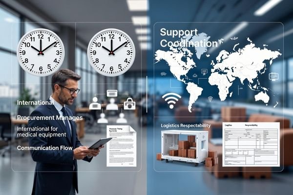Which service details matter most in overseas medical display orders