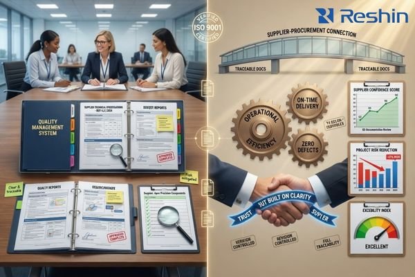 A clearly structured supplier documentation package showing organization, revision control, and technical clarity