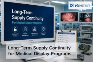 Long-term supply continuity planning for medical display programs with configuration control and replacement strategy review