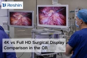 Comparison of 4K and Full HD surgical monitors in a real operating room evaluation setup
