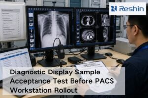 Diagnostic display sample acceptance test for PACS workstation rollout