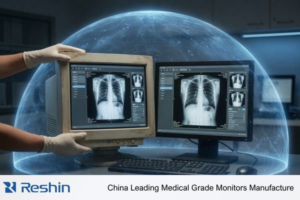 Protecting PACS workflow during radiology monitor replacement