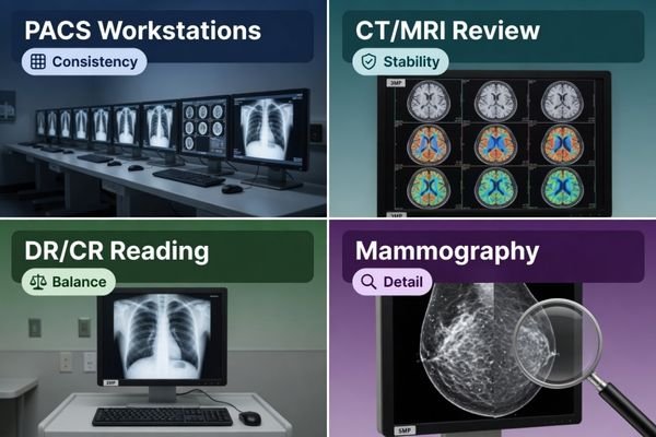 Different radiology project display priorities