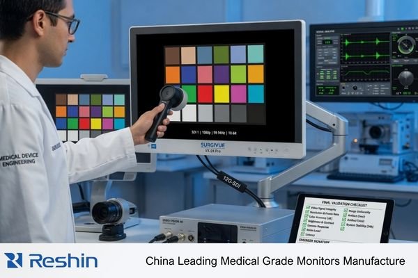 Surgical monitor model freeze validation