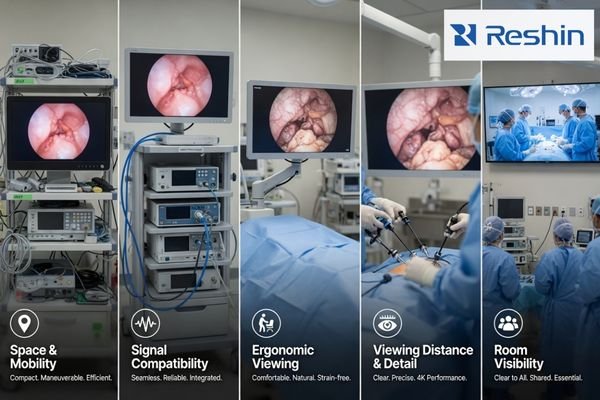 Different procedure priorities for surgical monitors