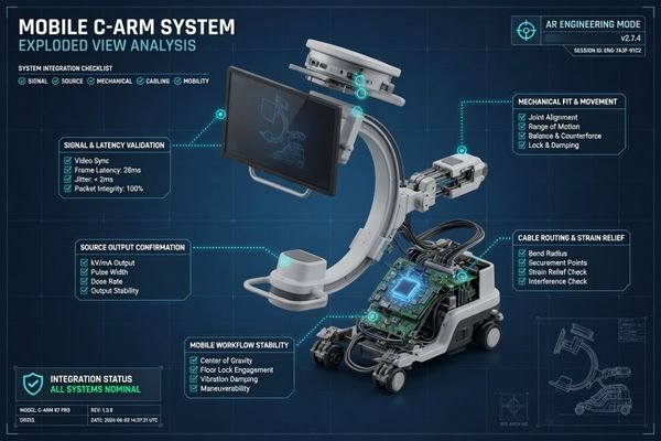 C-Arm display integration checklist for equipment manufacturers
