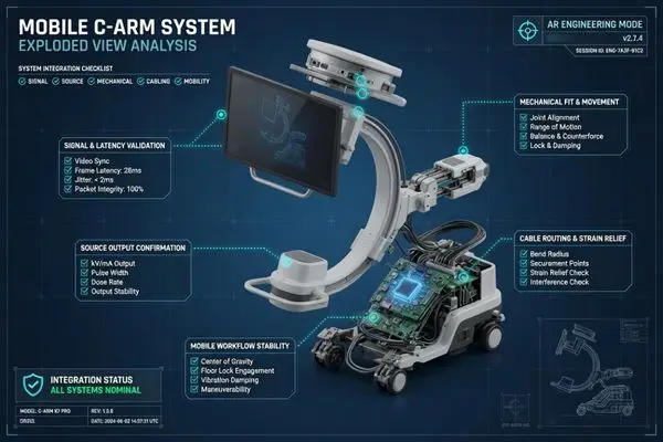 C-Arm display integration checklist for equipment manufacturers