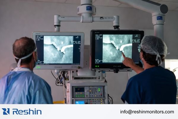 Validating replacement monitors in cath lab signal chain