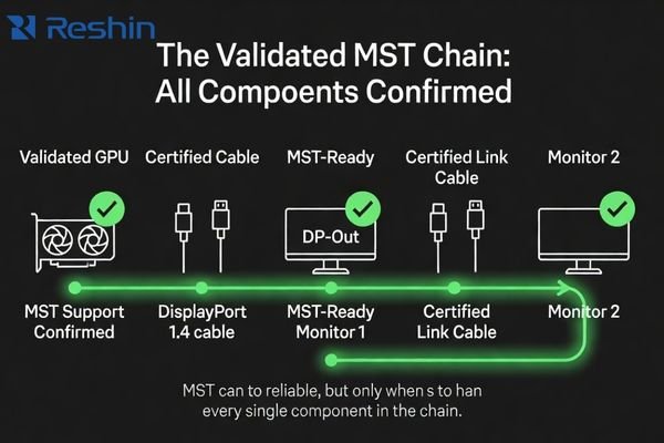 When DisplayPort MST can work for diagnostic monitors